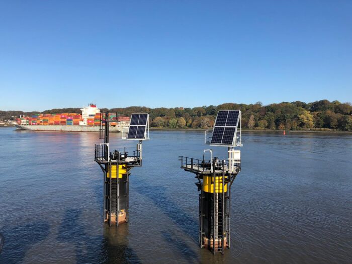 Sistemas de energia solar para portos 